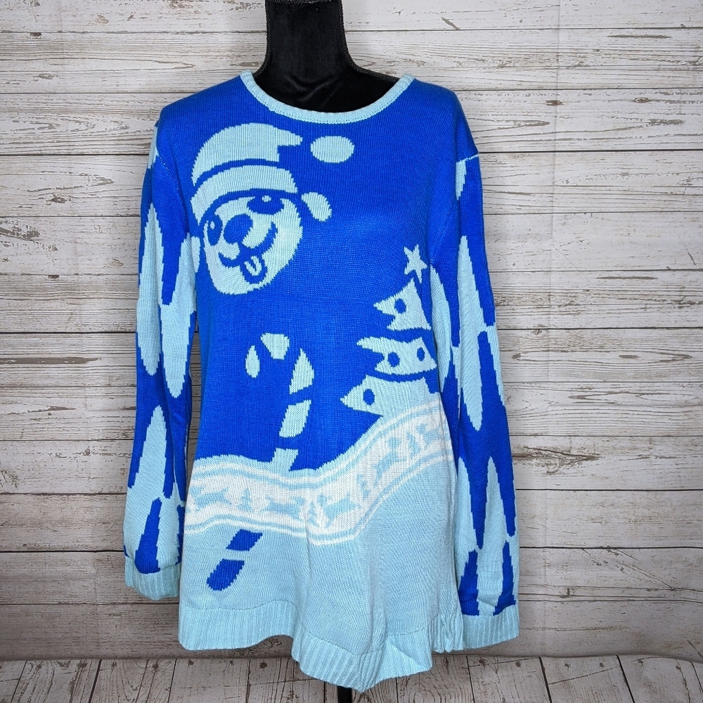 cesar • mascot puppy dog christmas winter tunic sweater
